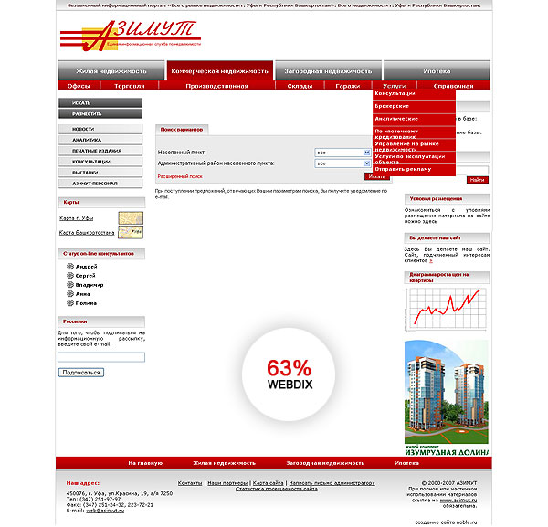 ���� asimut.noble.ru. ����� ��������